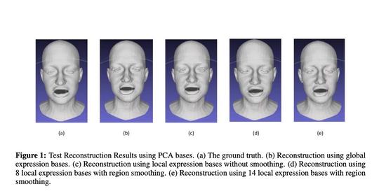 Region Decomposition of Face Expressions